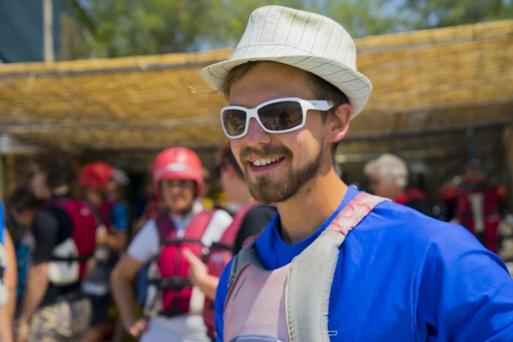 A Richmond Holidays staff member in Samos, Greece