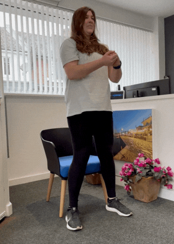 Beginner-Friendly Squat: Sit-to-Stand