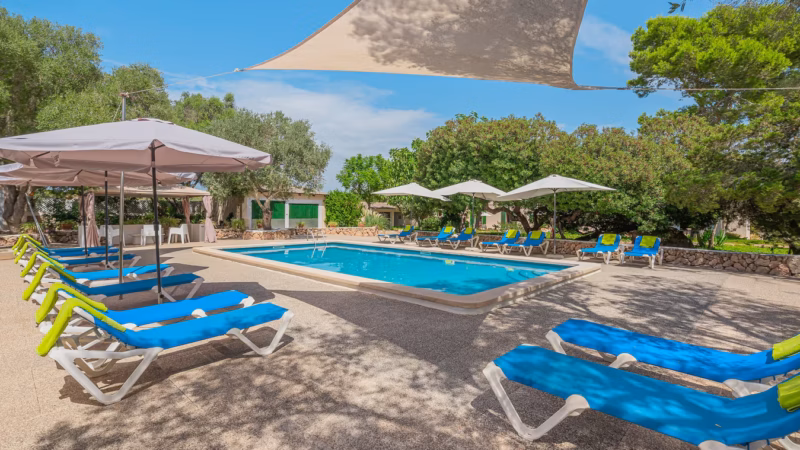 Pool at villa