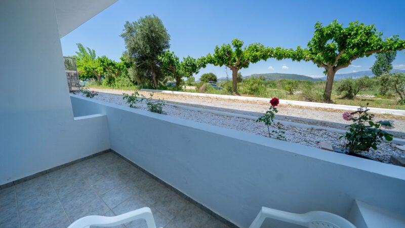 A Lower-Level Room with garden views from the private patio