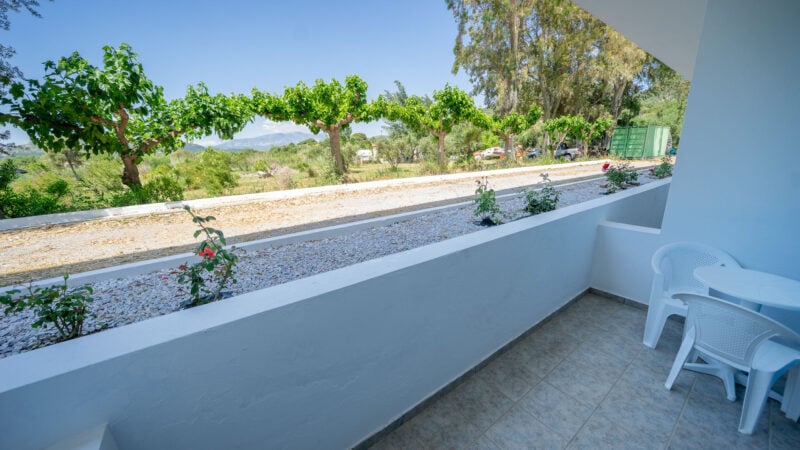 A Lower-Level Room with garden views from the private patio
